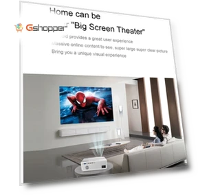 1920x1080P 400ANSI LCD LED Smart Projector — Home Theater Projectors