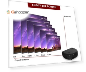 4000 Lumens 1080P HD Smart Projector — Home Theater Projectors, Cheerlux