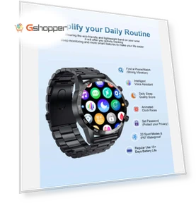 AMOLED HD Screen Smart Calling Watch — Wearable Accessories, LIGE