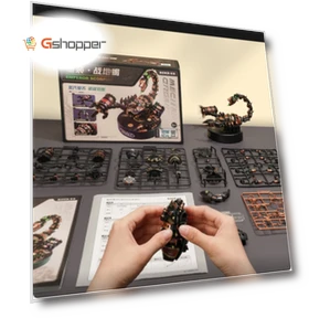 Emperor Scorpion 3D Puzzle with Motor & Light — Construction Kits, Robotime
