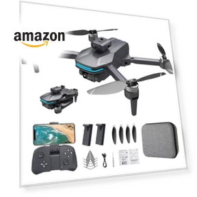 Foldable Drone with 4K Electrically Adjustable Dual Camera — Drones, SUMEAUT