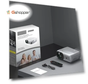 Portable Mini LCD LED Smart Projector — Home Theater Projectors