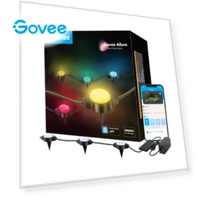 RGBIC Wi-Fi + Bluetooth Outdoor Ground Lights — Outdoor Light Projectors, Govee