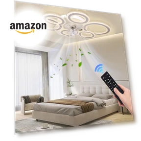 Smart Ceiling Fan with Lights and Remote — Ceiling Fans, AFWAO