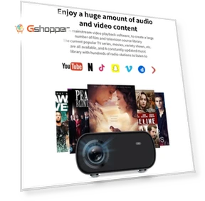 Smart HD Projector — Home Theater Projectors, Foqucy