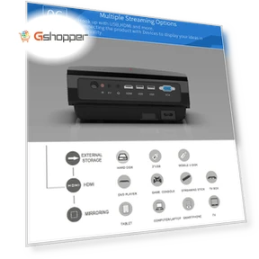 Smart HD Projector — Home Theater Projectors, TRANSJEE