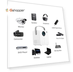 Smart Portable 1080P HD Projector — Home Theater Projectors, YJ350