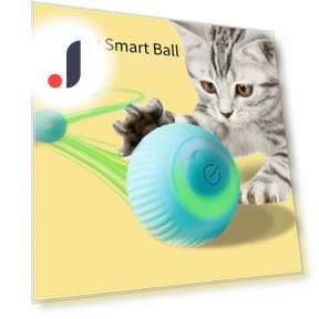 Автоматический катящийся шарик для кошек — Игрушки для питомцев, BC Pet Supplies