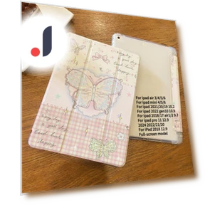 Умный чехол из ТПУ для iPad с рисунком бабочки — Обложки, Joyway