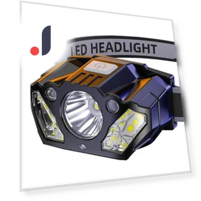 Легкий светодиодный налобный фонарь с датчиком волнения — Фонарики, Binchi Lighting Appliances