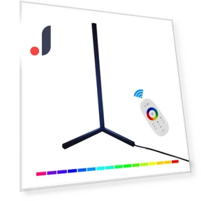 Угловой напольный торшер с RGB подсветкой — Напольные светильники, Zhou Yajin
