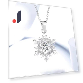 Умное ожерелье в виде снежинки — Умные украшения, Lucky Star Jewelry