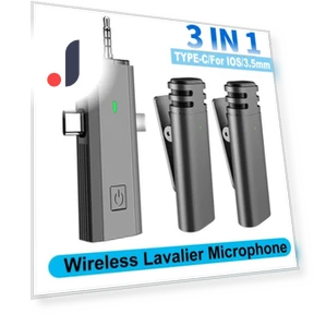 Беспроводной петличный микрофон 3 в 1 — Беспроводные микрофоны и системы, YJMP Electronic