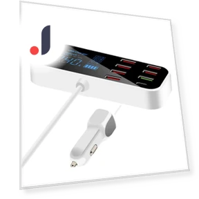 Портативное умное 8-портовое автомобильное зарядное устройство USB — Зарядные устройства, NailArt
