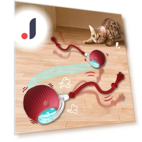 Интерактивные игрушки-мячи для кошек — Игрушки для питомцев, JUN JUN