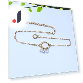Посеребренный умный браслет из 14-каратного золота — Умные украшения, FOXANRY Jewelry