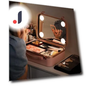 Умная светодиодная косметичка с зеркалом — Косметички, Makeup Kits