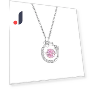 Ожерелье Smart Heart Light с эффектом бабочки — Мужские подвески, Lucky Star Jewelry