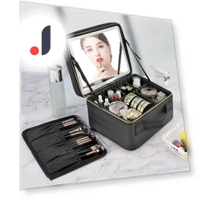 Умная светодиодная косметичка с зеркалом — Косметички, Makeup Kits
