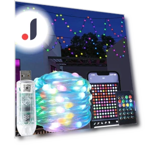 Светодиодные гирлянды RGB — Гирлянды для дома, Kongdii