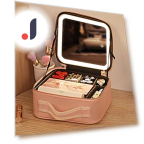 Умная светодиодная косметичка с зеркалом — Косметички, Makeup Kits