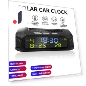 Автомобильные часы с солнечной зарядкой — Часы, Auto Accessories Home