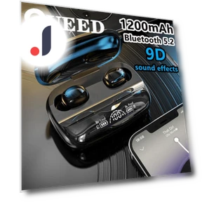 Беспроводная Bluetooth-гарнитура с дисплеем — Гарнитуры, QUEED