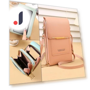 Женская сумка с сенсорным экраном — Через плечо, Leather bag
