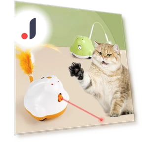 Автоматическая перьевая игрушка для кошек — Игрушки для питомцев, Pet family bucket