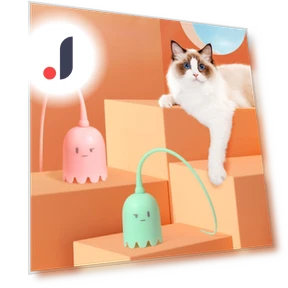 Электрическая игрушка для кошек с автоматическим вращением — Игрушки для питомцев, Pet family bucket