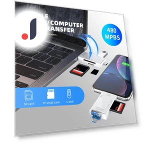 Кардридер OTG Type C USB 2.0 TF/Micro SD — Адаптеры для карт памяти, Super Dream Home
