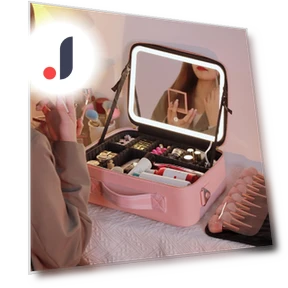 Умная светодиодная косметичка с зеркалом — Косметички, Makeup Kits