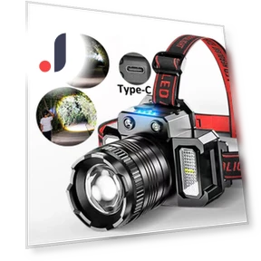 Налобный фонарь с USB зарядкой — Фонарики, YH FlashLight