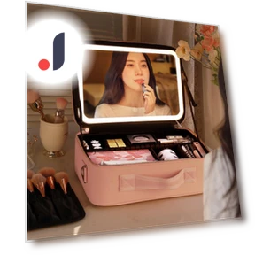 Умная светодиодная косметичка с зеркалом — Косметички, Makeup Kits