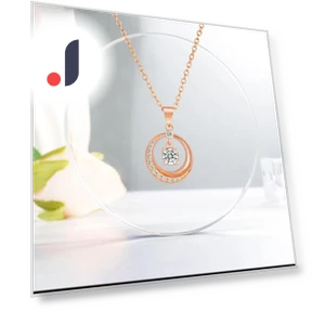 Умное круглое ожерелье с цирконами — Умные украшения, Lucky Star Jewelry