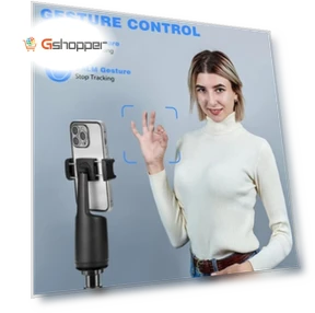 360 Rotation Auto Face Tracking AI Camera Phone Holder — Camera & Photo