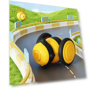 Bee Shaped Motorized Cat Toy Stroller — Cat Playthings