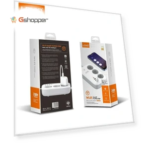 Smart WiFi Power Strip Extension Cable with 3 EU Plug and 4 USB Ports — Power Solutions & Surge Protection, LDNIO