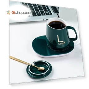 Smart Ceramic Coffee Cup with Constant Temperature Heating — Beverage Warmers