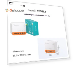 Dual-Control Smart WiFi Switch with Bi-Directional Control and Timing — Smart Home Hubs & Controllers, Sonoff