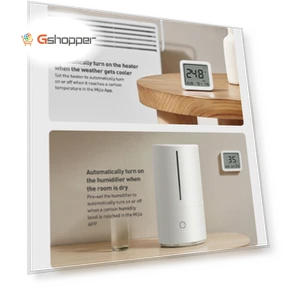 Smart Thermohygrometer 3 - Temperature & Humidity Monitor — Home Climate Control, Xiaomi