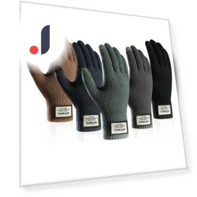 Зимние мужские вязаные перчатки с сенсорным экраном — Перчатки, Selected Gloves