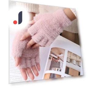 Шерстяные теплые варежки с сенсорным экраном — Перчатки, 3Jiadecor