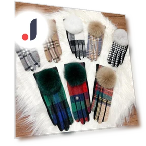 Женские кашемировые перчатки с сенсорным экраном — Напульсники, Factory Discount Outlet