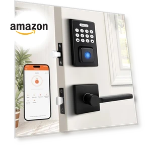 Smart Door Lock with Handle Lever — Smart Home Security, Probrico