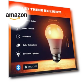 Smart LED Light Bulb — LED, Caveman Smart Lighting