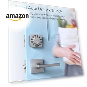 WiFi Smart Lock with Door Sensor — Smart Home Security, ULTRALOQ