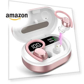 Wireless Earbuds with Dual LED Display — In-Ear Headphones, SPRTOYBAT