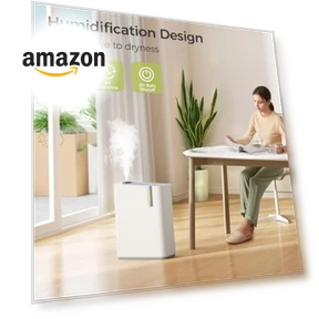 Smart WiFi Air Purifier with Humidifier — Air Moisturizers, Dhyala
