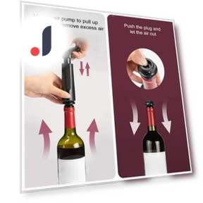 Вакуумный насос Wine Saver с 4 пробками — Пробки и дозаторы для вина, House & Kitchen